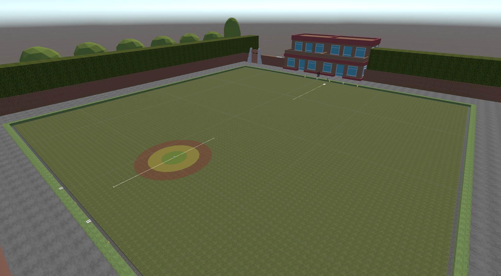 Lawn Bowling VR Overhead View